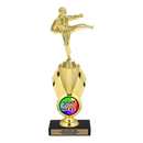 Custom Karate Kick Trophy - Type B Series 3623/342655 - Anderson Trophy Co.