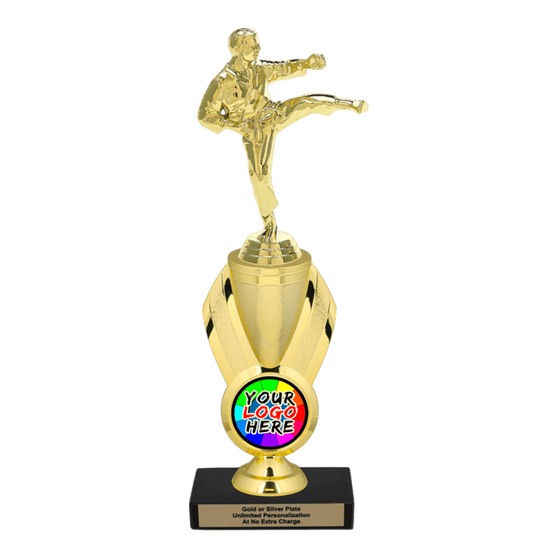 Custom Karate Kick Trophy - Type B Series 3623/342655 - Anderson Trophy Co.