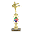 Custom Karate Kick Trophy - Type B Series 3623/36013 - Anderson Trophy Co.