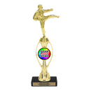 Custom Karate Kick Trophy - Type B Series 3623/36013 - Anderson Trophy Co.