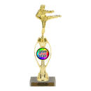 Custom Karate Kick Trophy - Type B Series 3623/36013 - Anderson Trophy Co.