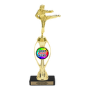 Custom Karate Kick Trophy - Type B Series 3623/36013 - Anderson Trophy Co.
