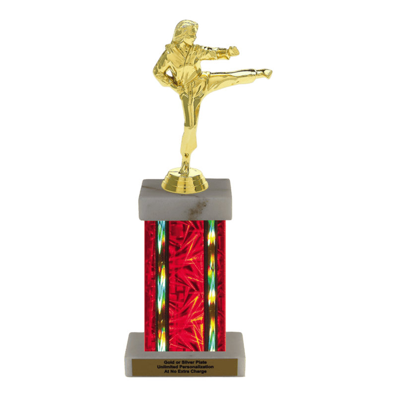 Custom Karate Kick Trophy - Type F Series 3623 - Anderson Trophy Co.