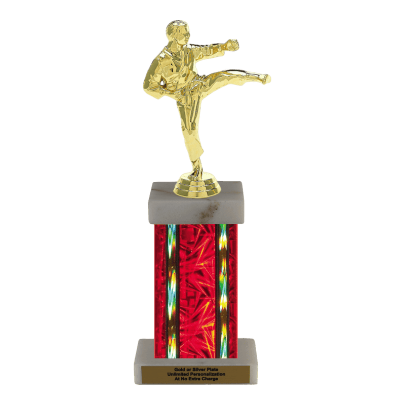 Custom Karate Kick Trophy - Type F Series 3623 - Anderson Trophy Co.