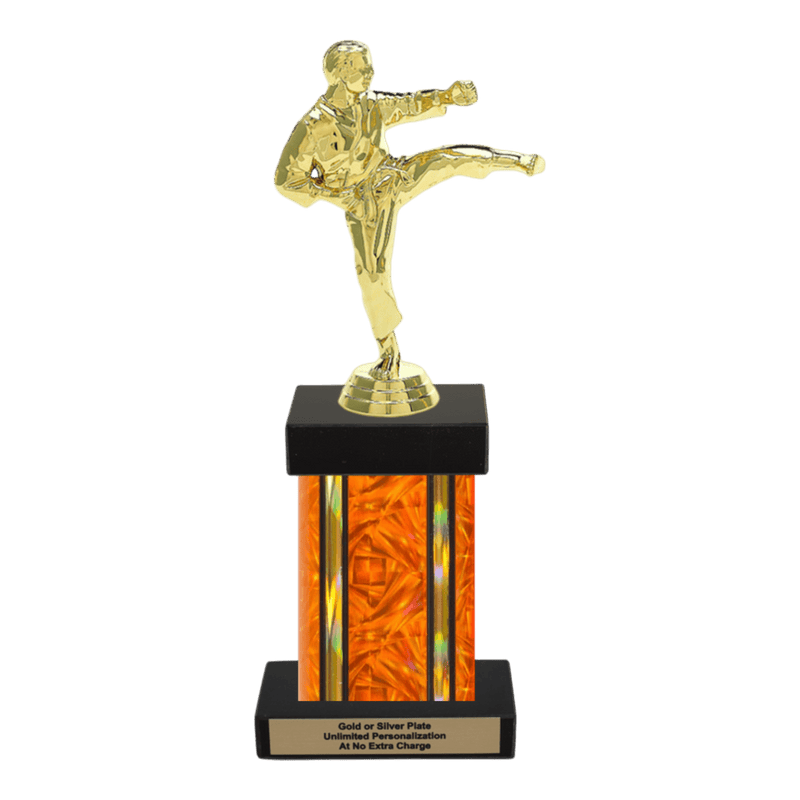 Custom Karate Kick Trophy - Type F Series 3623 - Anderson Trophy Co.