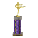 Custom Karate Kick Trophy - Type F Series 3623 - Anderson Trophy Co.