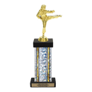 Custom Karate Kick Trophy - Type F Series 3623 - Anderson Trophy Co.