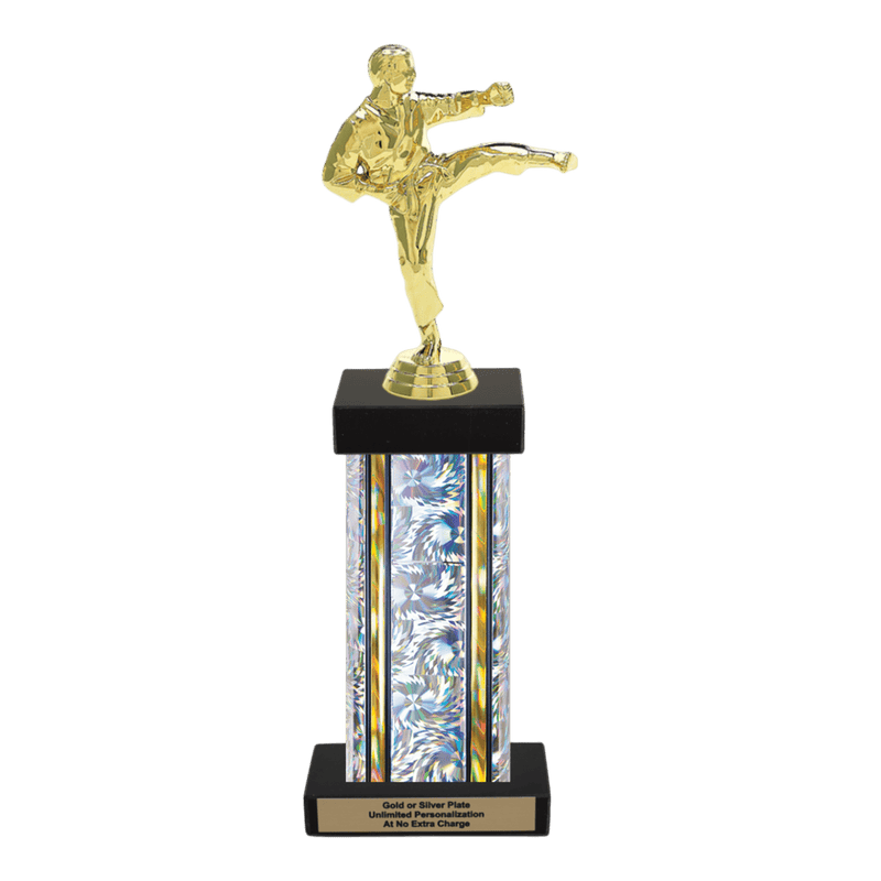 Custom Karate Kick Trophy - Type F Series 3623 - Anderson Trophy Co.