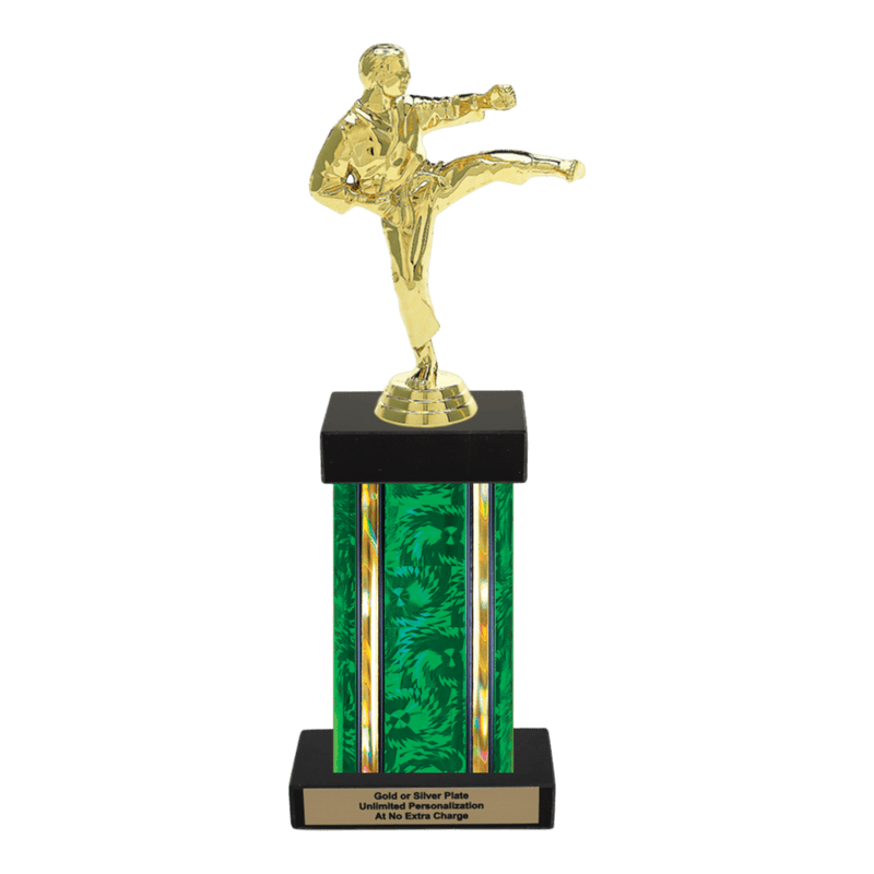 Custom Karate Kick Trophy - Type F Series 3623 - Anderson Trophy Co.