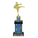 Custom Karate Kick Trophy - Type G Series 3623 - Anderson Trophy Co.