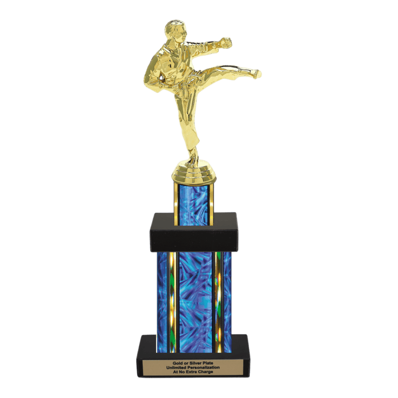 Custom Karate Kick Trophy - Type G Series 3623 - Anderson Trophy Co.