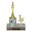 Custom King Chess Trophy - Type L Series 34557 - Anderson Trophy Co.