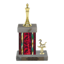 Custom King Chess Trophy - Type N Series 34557 - Anderson Trophy Co.