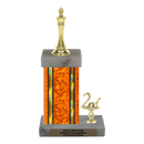 Custom King Chess Trophy - Type N Series 34557 - Anderson Trophy Co.