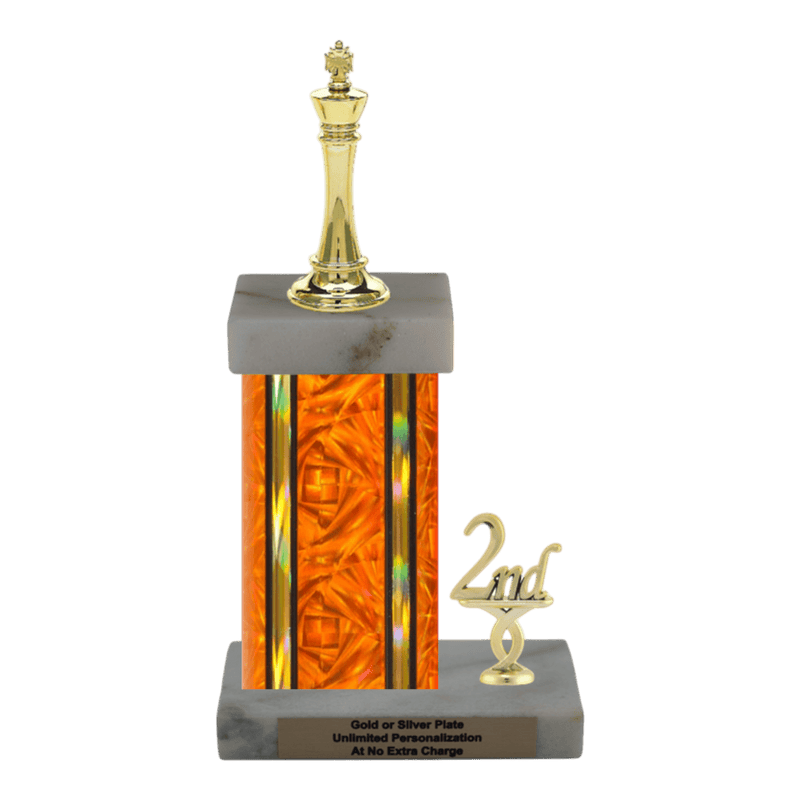 Custom King Chess Trophy - Type N Series 34557 - Anderson Trophy Co.