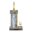 Custom King Chess Trophy - Type N Series 34557 - Anderson Trophy Co.