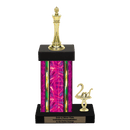 Custom King Chess Trophy - Type N Series 34557 - Anderson Trophy Co.