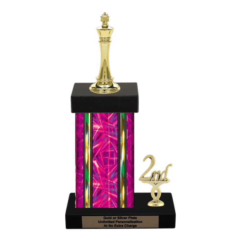 Custom King Chess Trophy - Type N Series 34557 - Anderson Trophy Co.