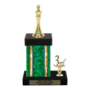 Custom King Chess Trophy - Type N Series 34557 - Anderson Trophy Co.