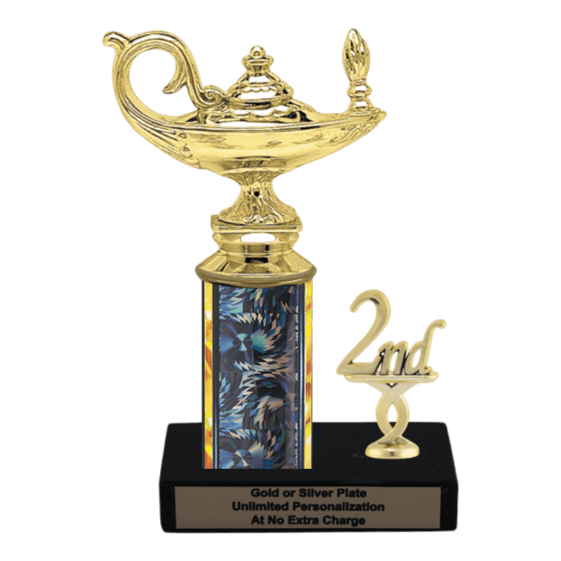 Custom Lamp of Knowledge Trophy - Type L Series 2F640 - Anderson Trophy Co.