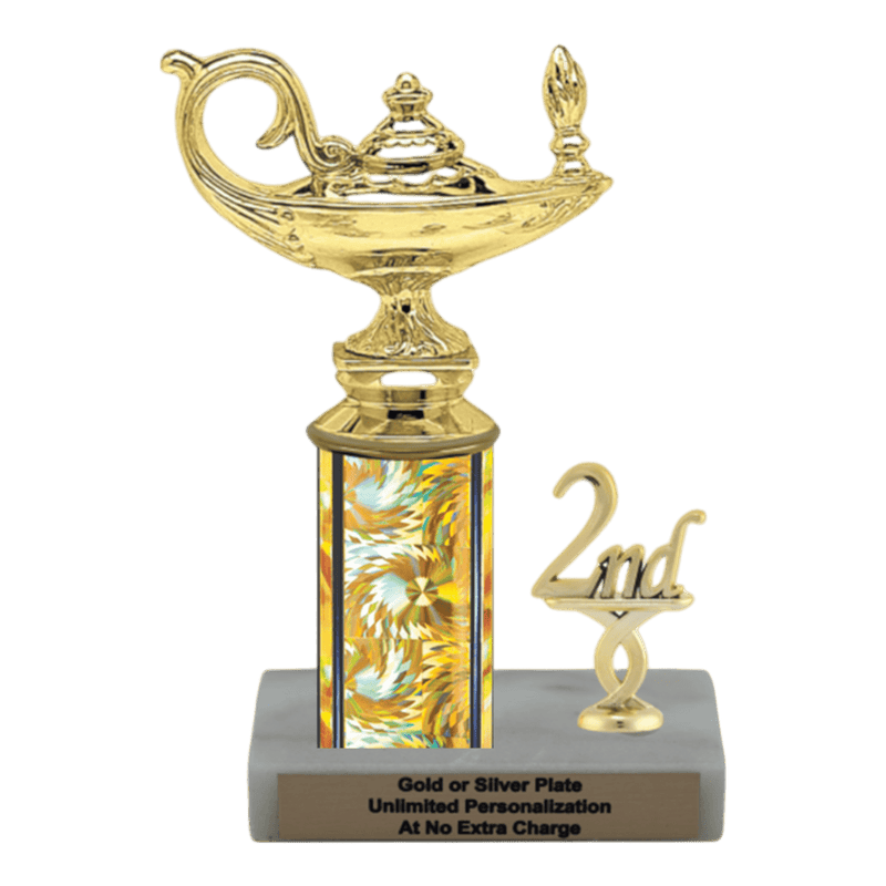 Custom Lamp of Knowledge Trophy - Type L Series 2F640 - Anderson Trophy Co.