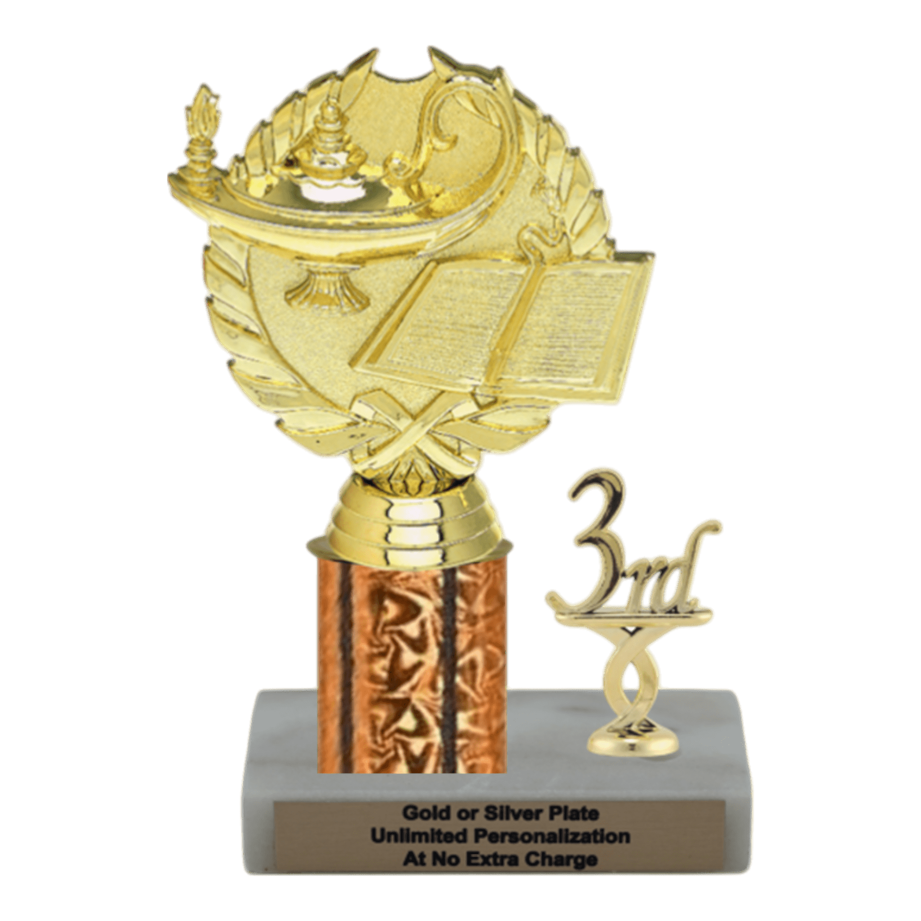 Custom Lamp of Knowledge Trophy - Custom Lamp of Knowledge Trophy ...