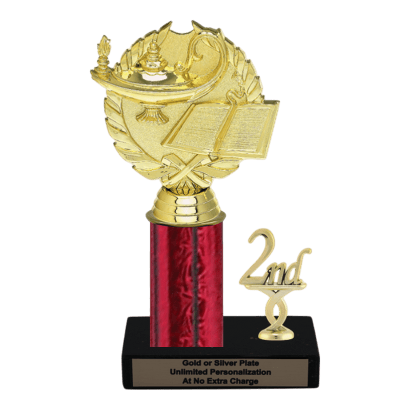 Custom Lamp of Knowledge Trophy - Type L Series 33033 - Anderson Trophy Co.