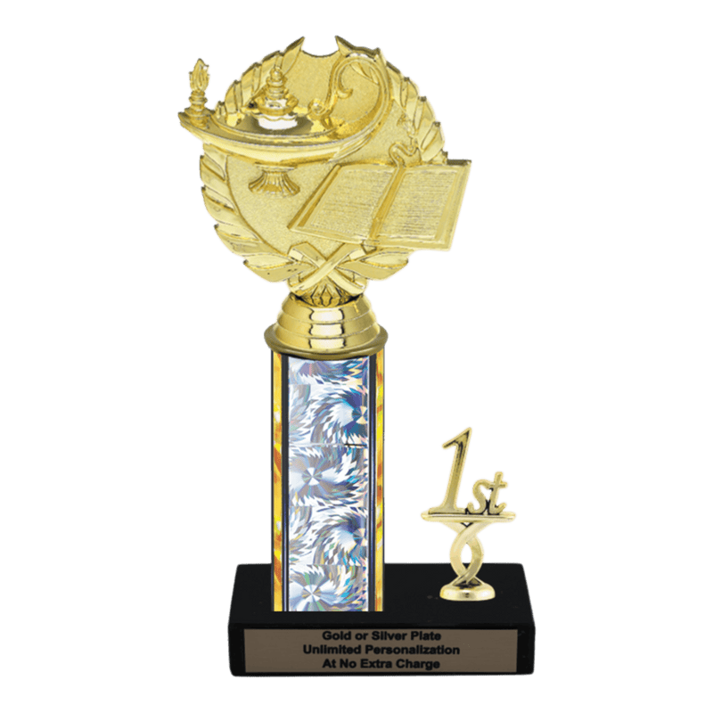 Custom Lamp of Knowledge Trophy - Type L Series 33033 - Anderson Trophy Co.