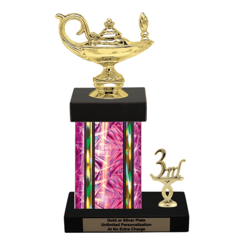 Custom Lamp of Knowledge Trophy - Type N Series 2F640 - Anderson Trophy Co.