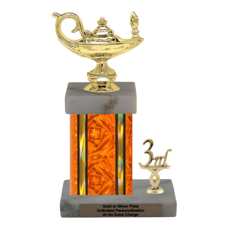 Custom Lamp of Knowledge Trophy - Type N Series 2F640 - Anderson Trophy Co.