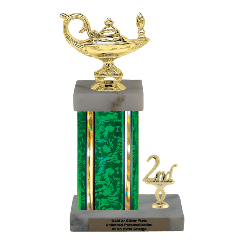 Custom Lamp of Knowledge Trophy - Type N Series 2F640 - Anderson Trophy Co.