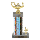 Custom Lamp of Knowledge Trophy - Type N Series 2F640 - Anderson Trophy Co.