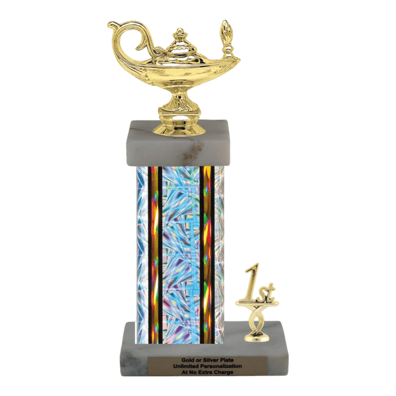 Custom Lamp of Knowledge Trophy - Type N Series 2F640 - Anderson Trophy Co.