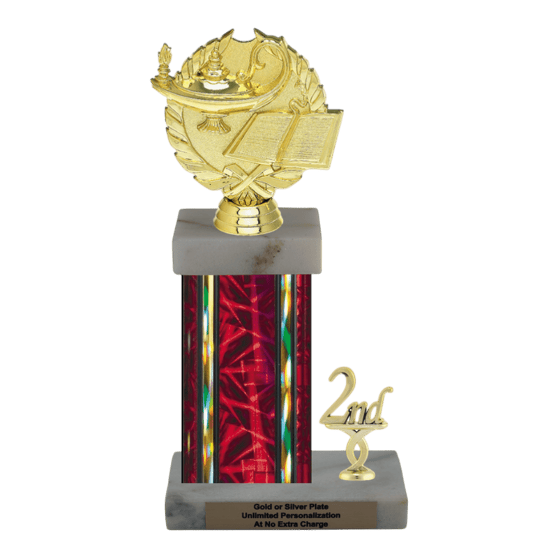 Custom Lamp of Knowledge Trophy - Type N Series 33033 - Anderson Trophy Co.