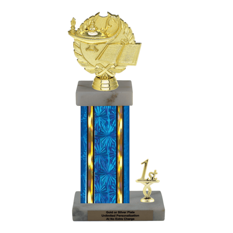 Custom Lamp of Knowledge Trophy - Type N Series 33033 - Anderson Trophy Co.