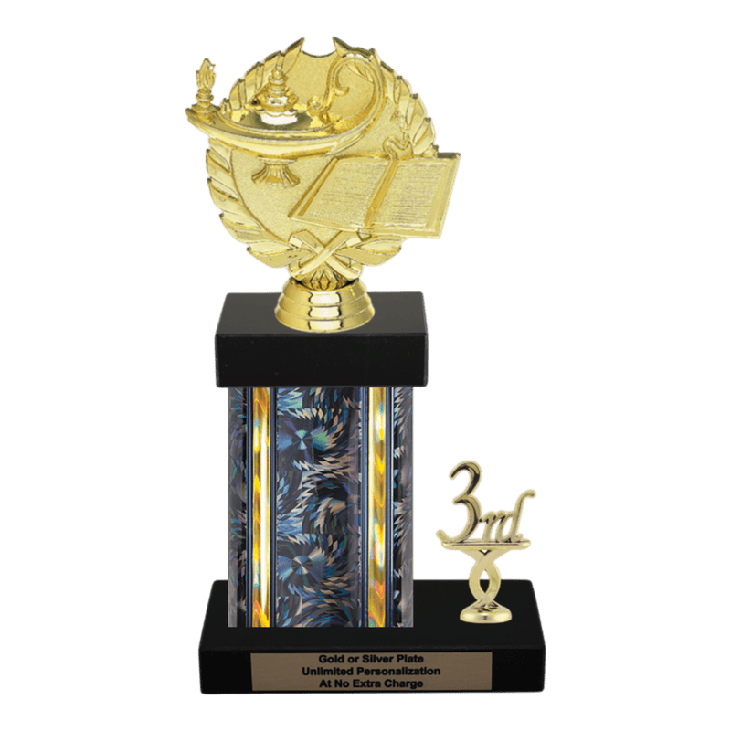 Custom Lamp of Knowledge Trophy - Type N Series 33033 - Anderson Trophy Co.