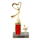 Custom Modern Dance Trophy - Type L Series 3662G - Anderson Trophy Co.