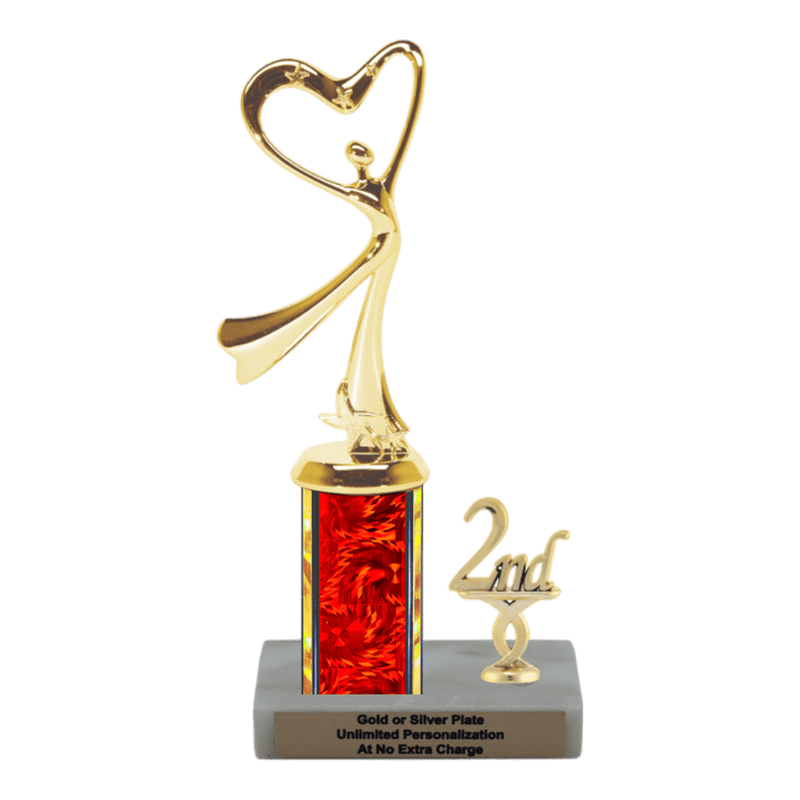 Custom Modern Dance Trophy - Type L Series 3662G - Anderson Trophy Co.