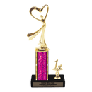 Custom Modern Dance Trophy - Type L Series 3662G - Anderson Trophy Co.