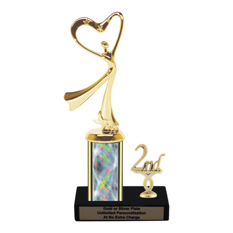 Custom Modern Dance Trophy - Type L Series 3662G - Anderson Trophy Co.