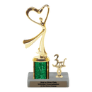 Custom Modern Dance Trophy - Type L Series 3662G - Anderson Trophy Co.
