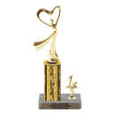 Custom Modern Dance Trophy - Type L Series 3662G - Anderson Trophy Co.