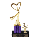 Custom Modern Dance Trophy - Type L Series 3662G - Anderson Trophy Co.