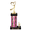 Custom Modern Dance Trophy - Type N Series 3662G - Anderson Trophy Co.