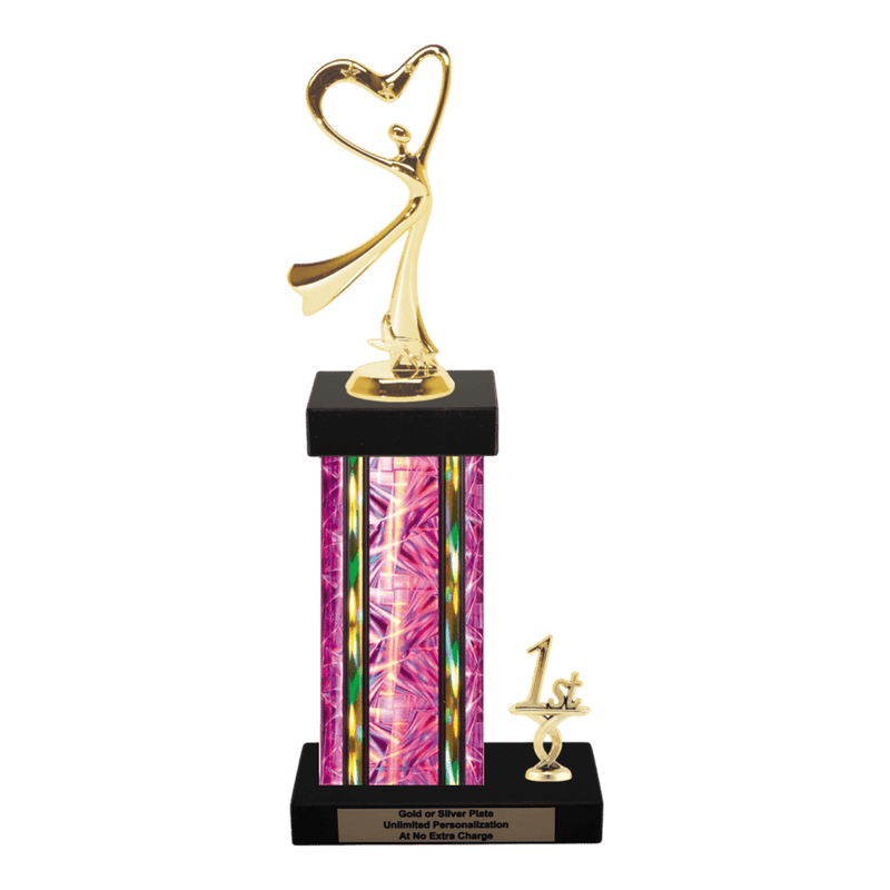 Custom Modern Dance Trophy - Type N Series 3662G - Anderson Trophy Co.