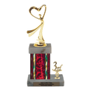 Custom Modern Dance Trophy - Type N Series 3662G - Anderson Trophy Co.