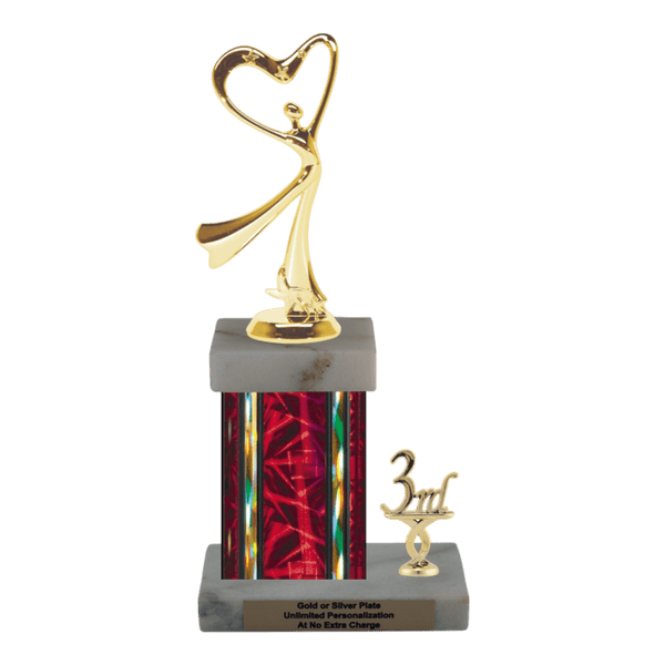 Custom Modern Dance Trophy - Type N Series 3662G - Anderson Trophy Co.