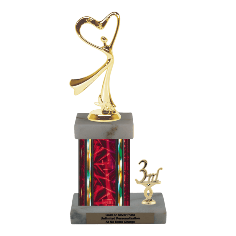 Custom Modern Dance Trophy - Type N Series 3662G - Anderson Trophy Co.