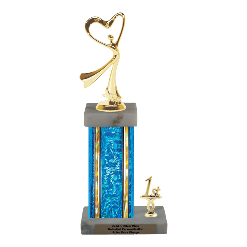 Custom Modern Dance Trophy - Type N Series 3662G - Anderson Trophy Co.