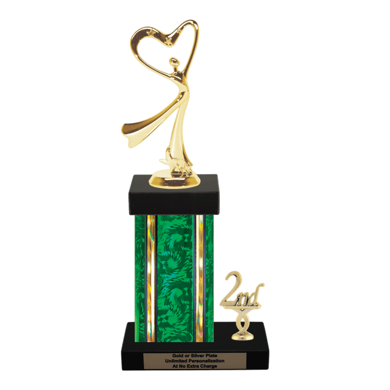 Custom Modern Dance Trophy - Type N Series 3662G - Anderson Trophy Co.